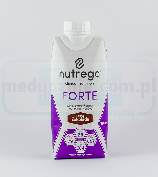 Nutrego Forte 330 ml Schokolade Hochkalorische, proteinreiche Ernährung